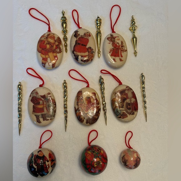 Other - Vintage Christmas Ornaments Lot 16 piece